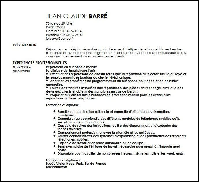 Lettre De Motivation Commercial Telephonie Mobile  R Soalan