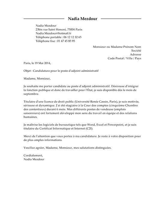 Modèles de lettres de motivation  LiveCareer